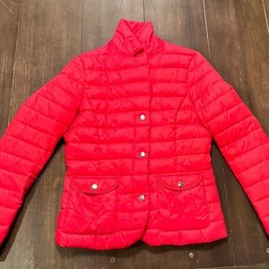 Stylish BATA Italian Mini Puffer Jacket Beautiful deep red tone, bought in Italy